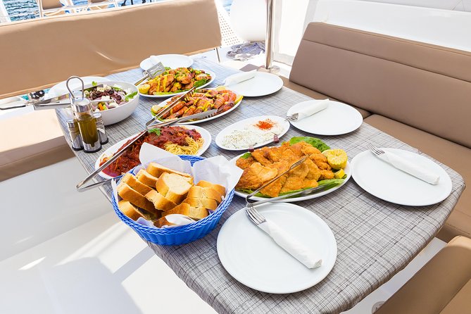 Premium Small-Group Catamaran Cruise with BBQ, Open Bar, Transfer - BBQ Food and the Open Bar