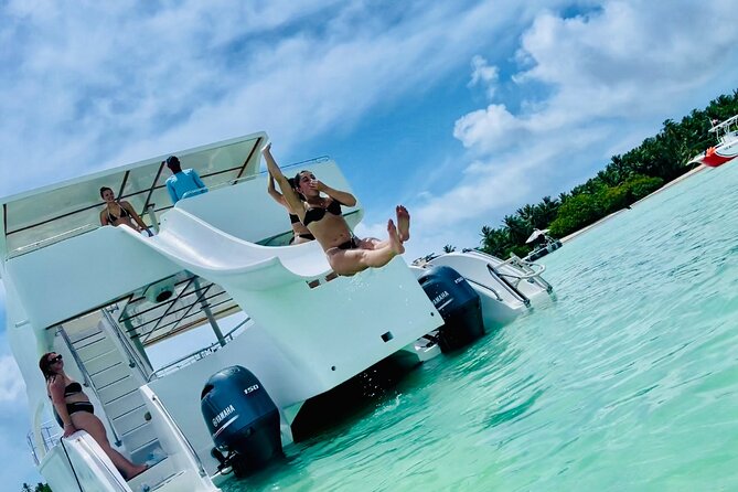 Private Catamaran Cruise with Slide & unlimited drinks - Snorkeling comes first for a reason