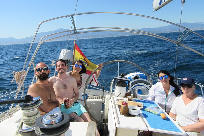 Private Sailing - dolphin Experience Estepona - drink & food - 4h - The value of a private boat for $480.59