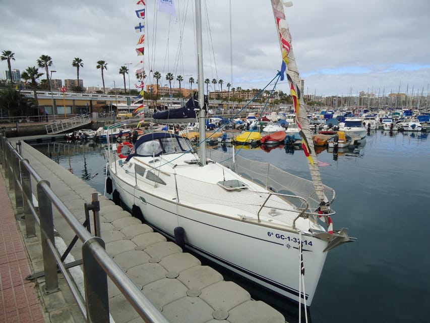 Puerto Rico: Sailing excursion with swim, drinks and tapas. - Pickup from Maspalomas and timing