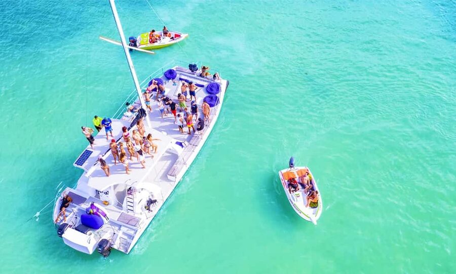 Punta Cana Area: Party Cruise with Parasailing and Open Bar - Snorkeling and swimming in the natural pool
