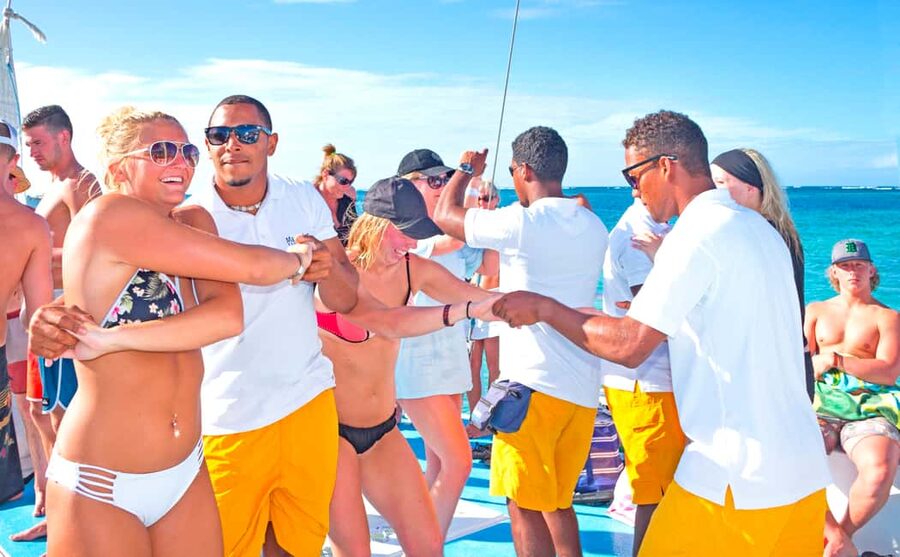 Punta Cana Happy Hour Sailing Cruise - The natural pool party