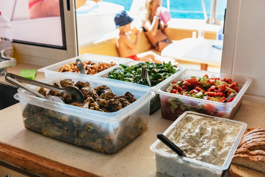 Rhodes: All-Inclusive Catamaran Cruise with Lunch and Drinks - Kalithea Springs: the final swim
