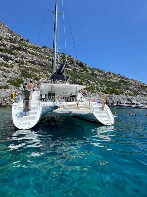 Rhodes: All inclusive Catamaran Escape with Lunch & Drinks - Kallithea Springs: the prettiest final stop