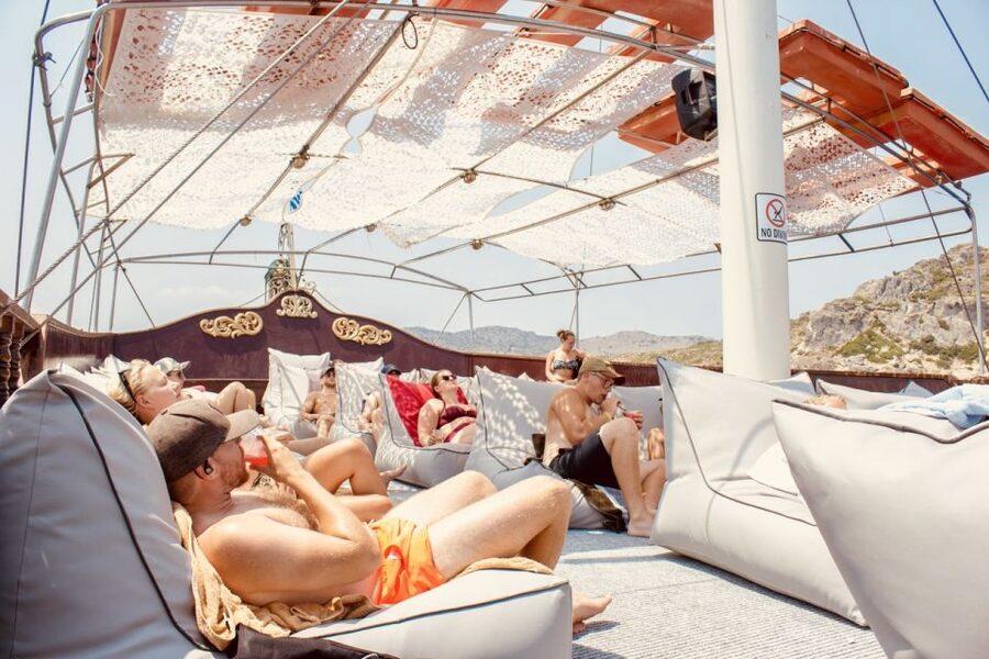 Rhodes: All Inclusive Day Cruise with BBQ & Unlimited Drinks - Anthony Quinn Bay and the clearest water