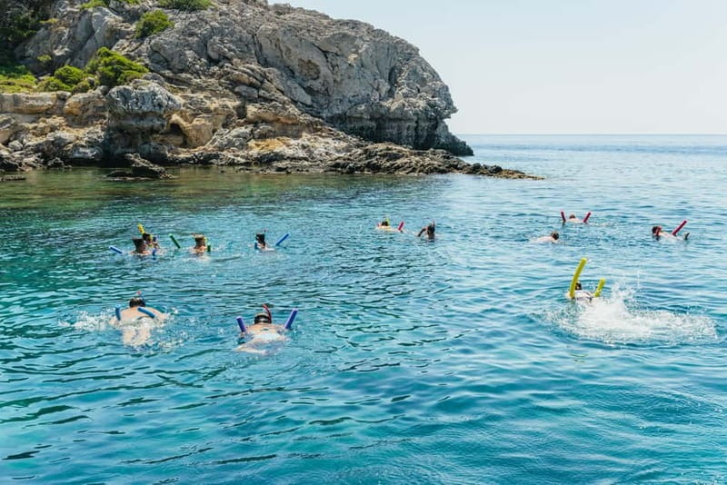 Rhodes: Anthony Quinn, Ladiko and Caves All-Inclusive Cruise - Anthony Quinn Bay: the photogenic first stop