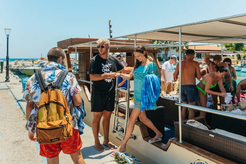 Rhodes: Anthony Quinn, Ladiko and Caves All-Inclusive Cruise - Traganou Caves: the most unusual swim