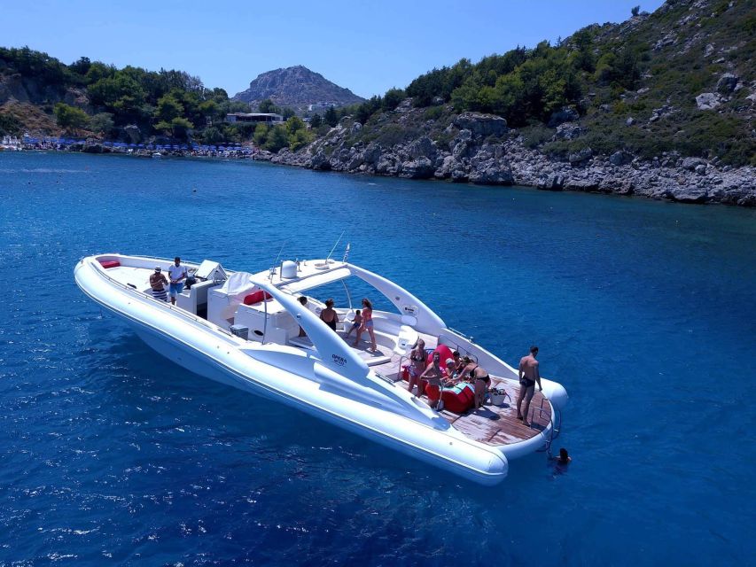 Rhodes: Beach Cruise with Swimming, Meal, & Unlimited Drinks - Food, drinks, music, and the social side