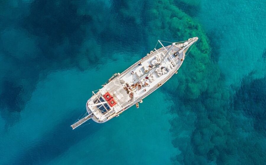 Rhodes: Boat Tour with Snorkeling, Gourmet Buffet & Open Bar - Kallithea Springs: the first swim