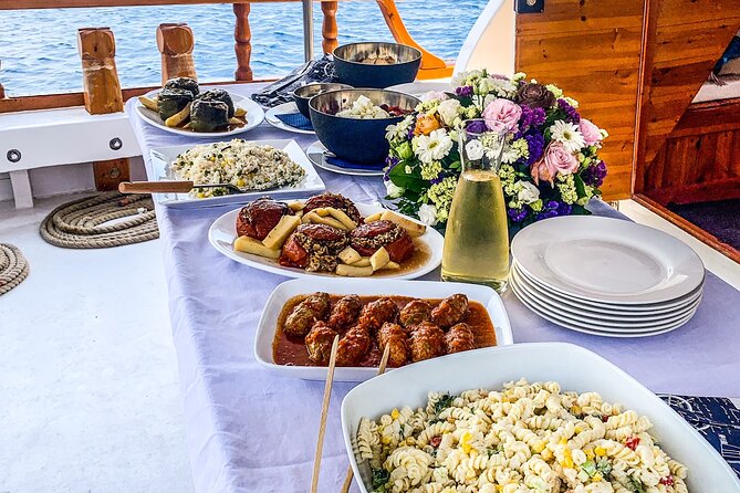 Rhodes Day Cruise (with lunch & unlimited drinks) 5,5 Hours - The crew and onboard mood
