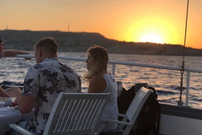 Rhodes Exclusive Sunset tour Cocktail Open bar Gourmet Live Music - Dinner after the swim