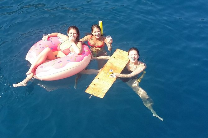 Rhodes Exclusive Swim Cruise Cocktail Open bar & Gourmet Buffet - A six-hour day on the east coast of Rhodes