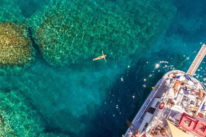 Rhodes Exclusive Swim Cruise Cocktail Open bar & Gourmet Buffet - Ladikos and Anthony Quinn Bay
