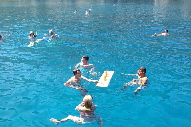 Rhodes Exclusive Swim Cruise Cocktail Open bar & Gourmet Buffet - Passing Faliraki on the way south