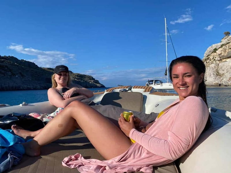 Rhodes: RIB Cruise with Drinks and 4 Swim Stops - Traganou’s Rocky Shore and Caves