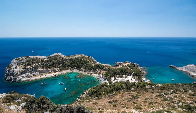 Rhodes: RIB Cruise with Drinks and 4 Swim Stops - Anthony Quinn Bay and the Guns of Navarone Pier