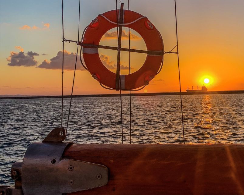 Rhodes Town: Sunset Boat Cruise with Drinks & Snacks - The return ride and sunset near Rhodes Town