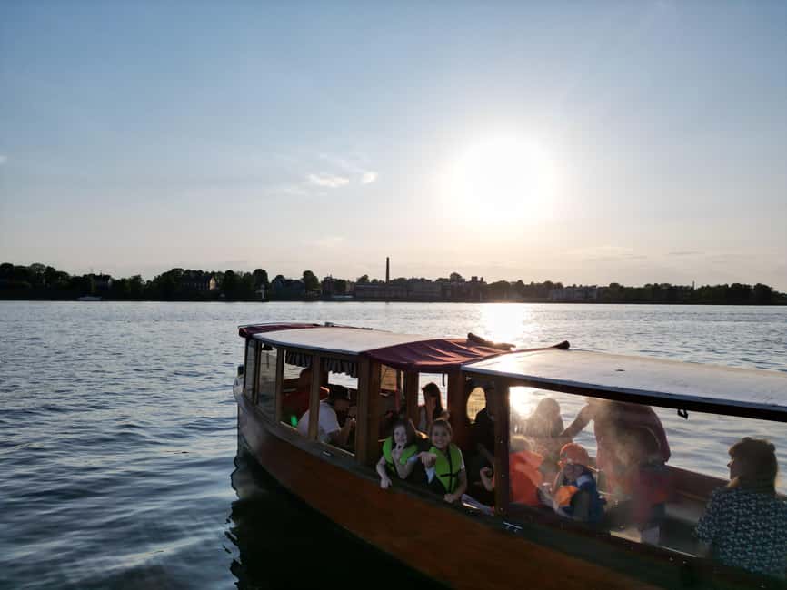 Riga: Canal Boat Tour with Welcome Drink & Audio Guide - The Latvian National Opera and the city center