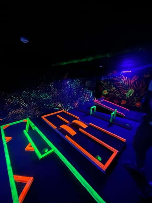 Riga Evening Adventure: Pub Crawl & Games Night - Starting with mini golf, foosball, and Xbox