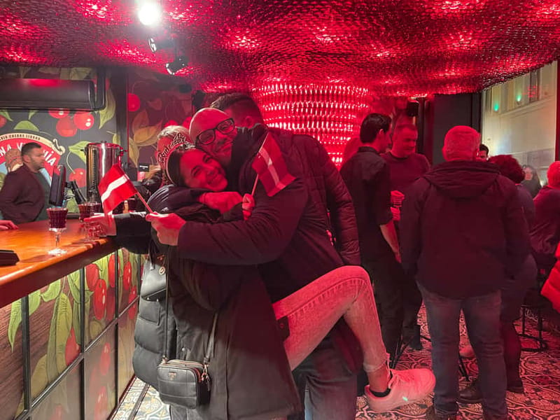Riga Evening Adventure: Pub Crawl & Games Night - Leaving the game venue for Riga Old Town