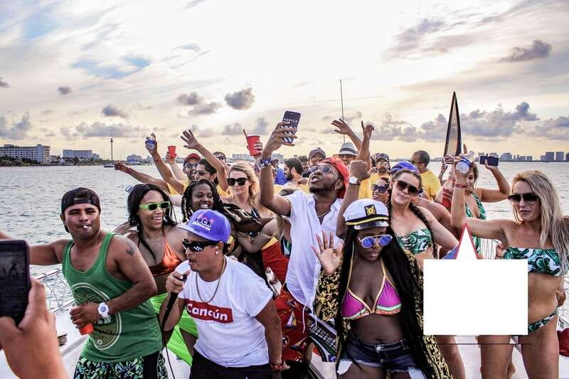 Rockstar Boat Party Cancun - Booze Cruise Cancun (18+) - Sandwiches, snacks, and three hours on the water