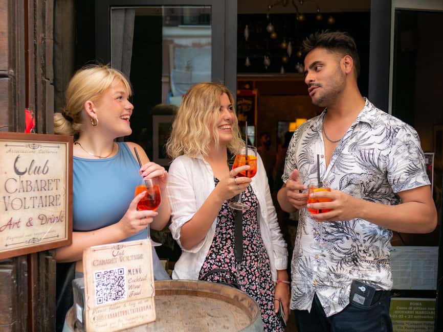 Rome: Guided Bar Crawl with Drinks & Dark History - Key points to know before you book