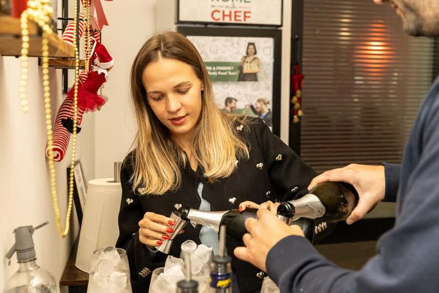 Rome: Hands-On Pizza Cooking Class with Spritz Mixology - Kneading dough and choosing toppings
