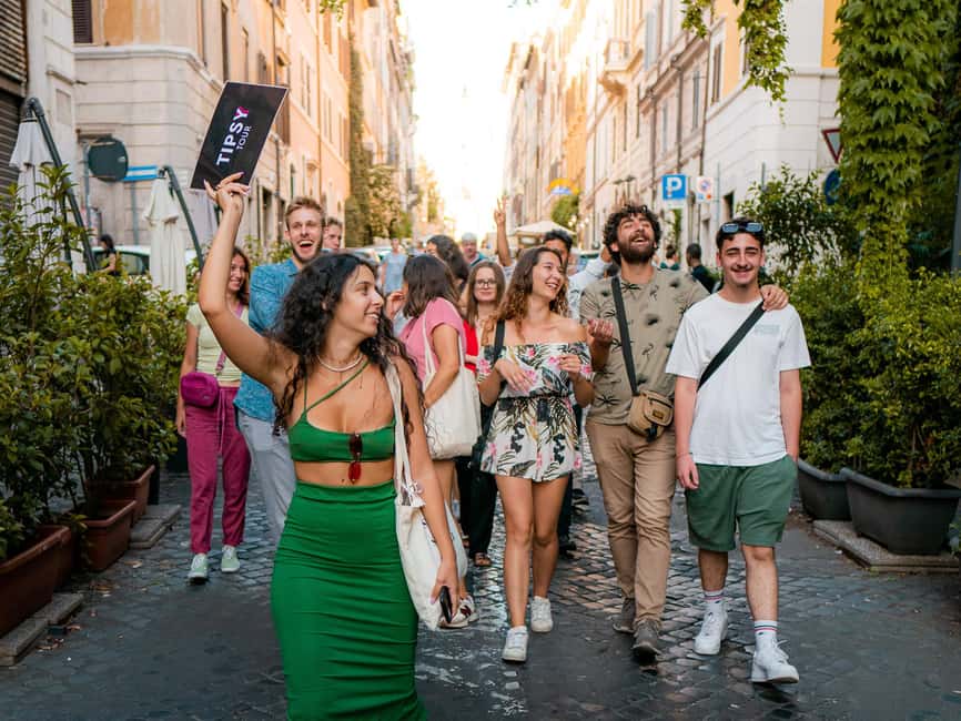 Rome: Nightlife Tour & Guided Bar Crawl with Games & Karaoke - Meeting at Piazza della Madonna dei Monti