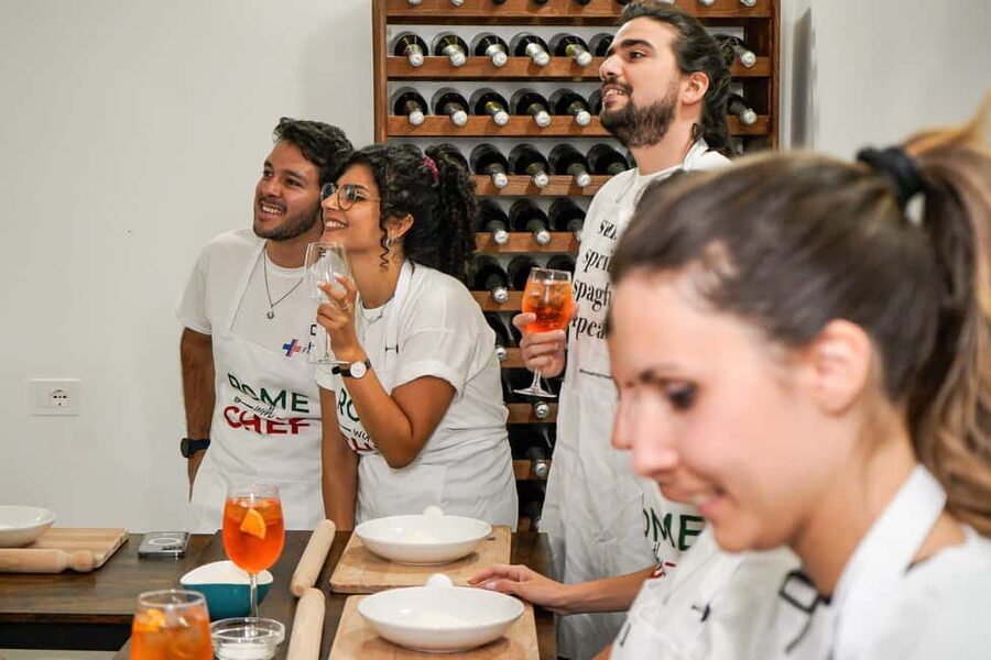 Rome: Pasta Cooking Class with Spritz Cocktails - A social class that works well for solo visitors