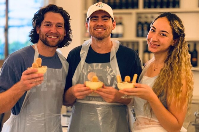 Rome: Pizza & Tiramisu Class with Free Flowing Fine Wine - Starting with tiramisu and the basics