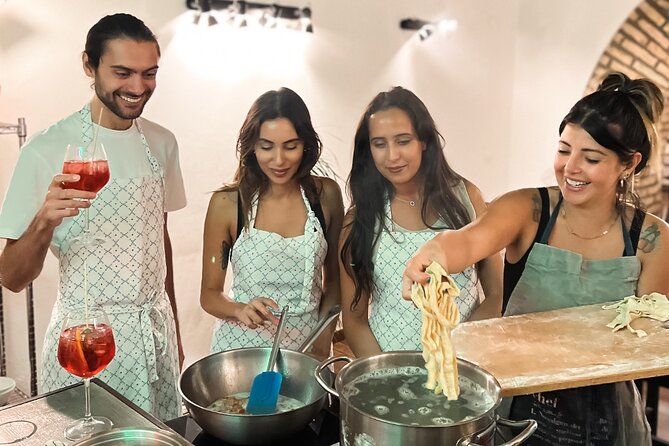 Rome Tipsy Cooking Class: Make Pasta and Mix 3 Spritz Cocktails - Fresh Pasta and Spritzes Instead of Another Rome Tour