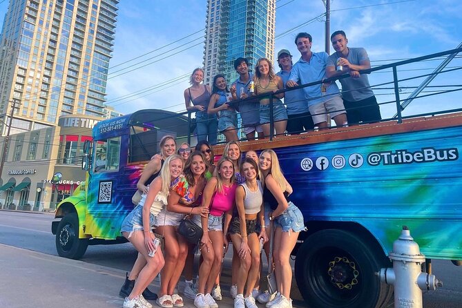 Roofless Party Bus Tour in Downtown Austin - What the $415 group price really means