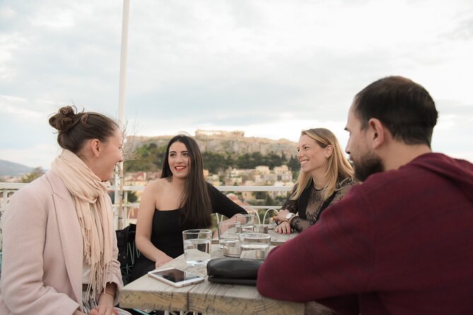 Rooftop Bar Hopping in Downtown Athens - First rooftop: wine and the opening view