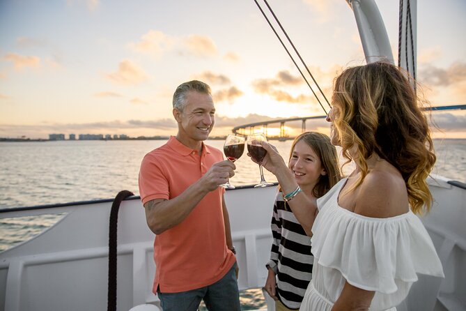 San Diego Sights & Sips: Deluxe Cocktail Sunset Cruise - San Diego Bay at sunset, with dinner-party polish