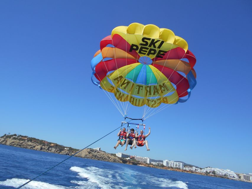 Santa Eulària des Riu: Parasailing Boat Cruise with Drinks - Photos, video, and what is actually included