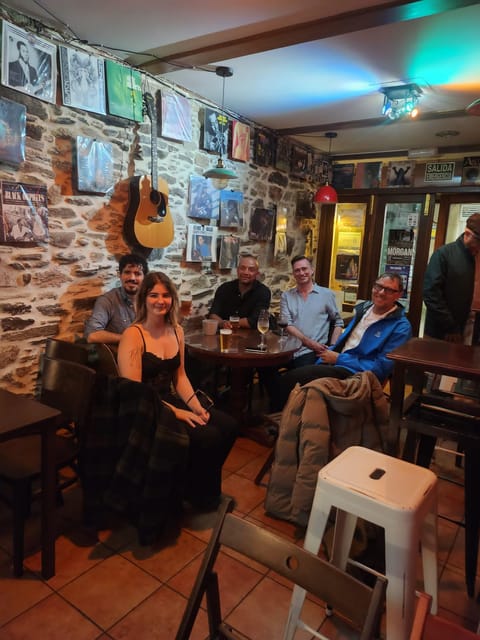 Santiago: Guided Foodie Tour with Drinks, Tapas & Live Music - Local wine, beer, vermouth, and a liqueur tasting