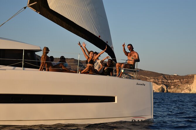 Santorini Catamaran Cruise with Fresh Meal and Open Bar - Why Santorini is better from the water