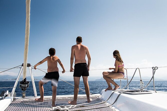Santorini Catamaran Cruise: with Lunch, BBQ, Open Bar, Transfers - The caldera and sulfur hot springs