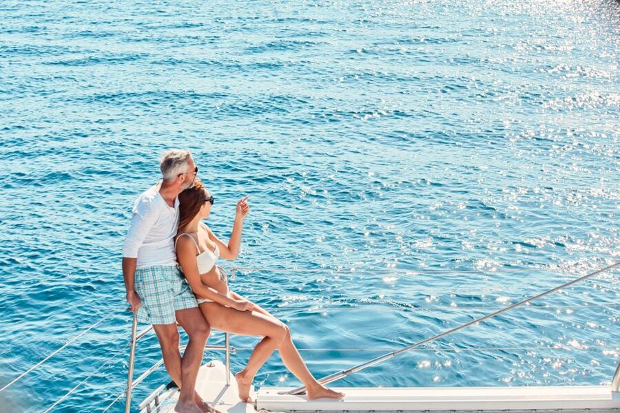 Santorini: Catamaran Tour with BBQ Meal and Unlimited Drinks - Setting sail from Ammoudi or Vlychada