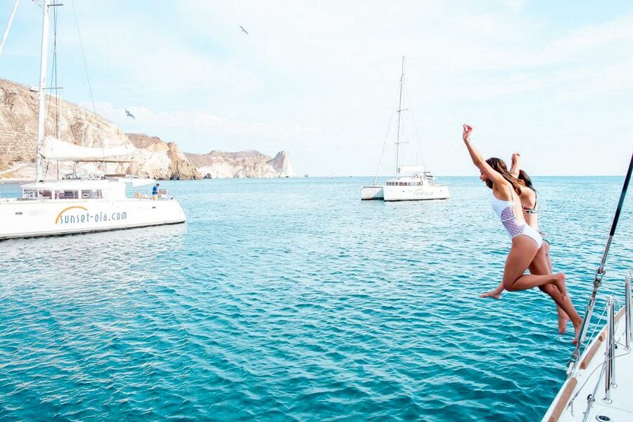Santorini: Catamaran Tour with BBQ Meal and Unlimited Drinks - Is the $153 price fair?