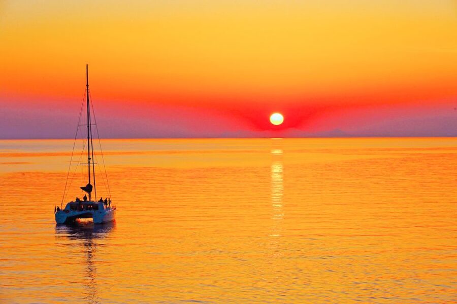 Santorini: Catamaran Tour with BBQ Meal and Unlimited Drinks - Who will enjoy this most