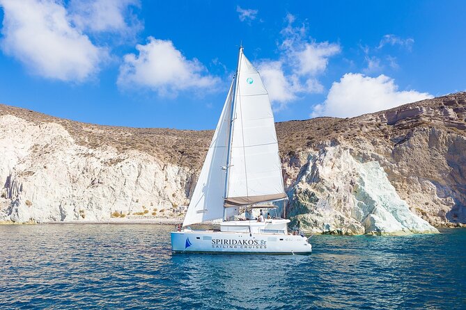 Santorini Classic Catamaran Cruise with BBQ, Drinks and Transfers - Why Santorini looks better from the water