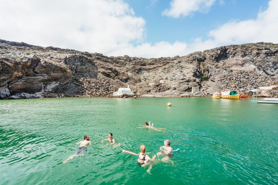 Santorini: Luxury Catamaran Day Trip with Meal and Open Bar - Is the $129 price good value?