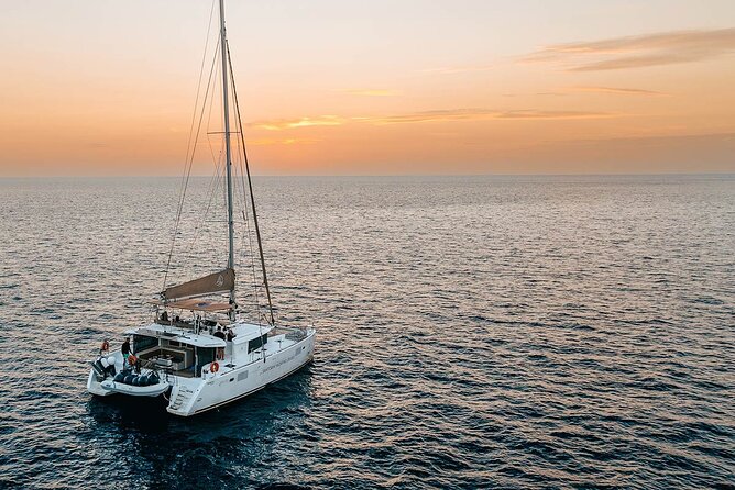 Santorini Sunset Sailing Cruise: Dinner, BBQ, Open Bar, Transfers - The hot springs offer a different kind of swim