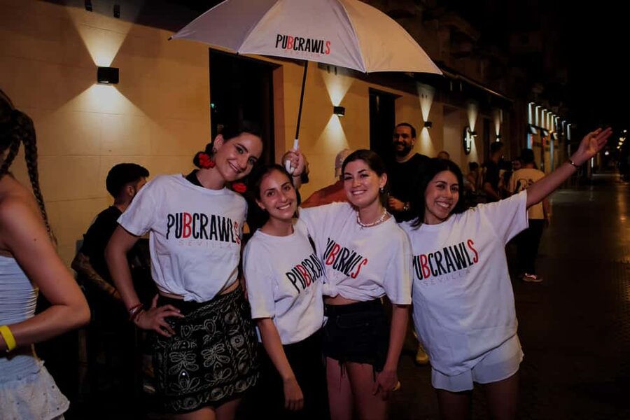 Seville: 3 Bars Pub Crawl + VIP Club Entrance & 3 Free Shots - Alameda 47 gives you a social start