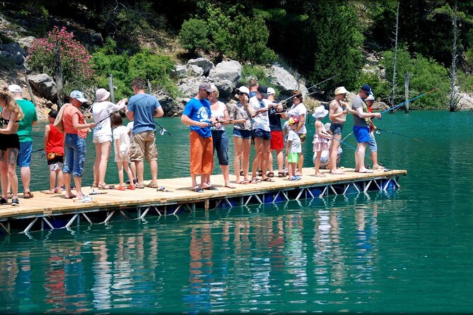 Side Green Canyon Boat Trip With Unlimited Drinks And Lunch - Swimming in the emerald lake
