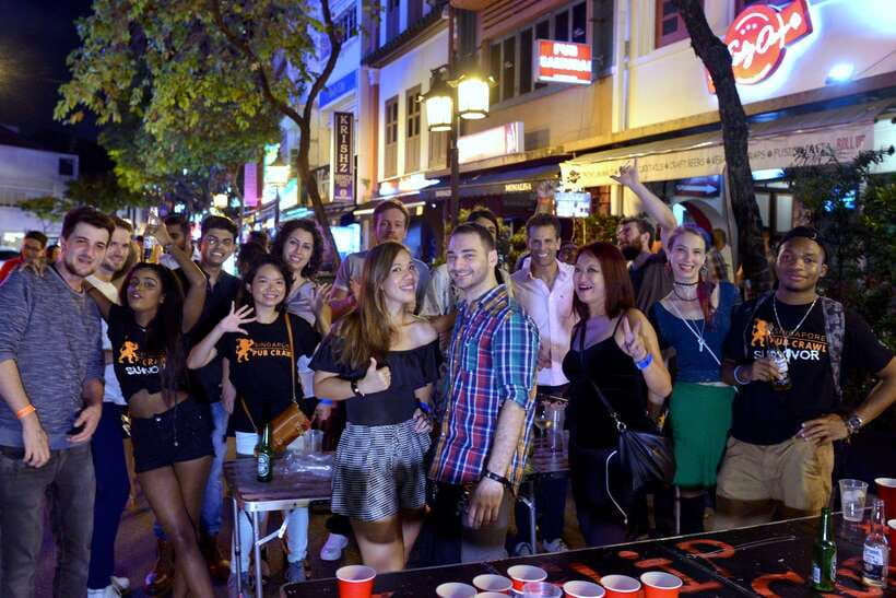 Singapore Pub Crawl - Party like a Local - Why this pub crawl works for a first night in Singapore