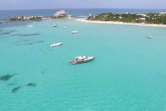 Snorkeling Adventure at Isla Mujeres Includes Lunch and Open Bar - The sail toward Isla Mujeres