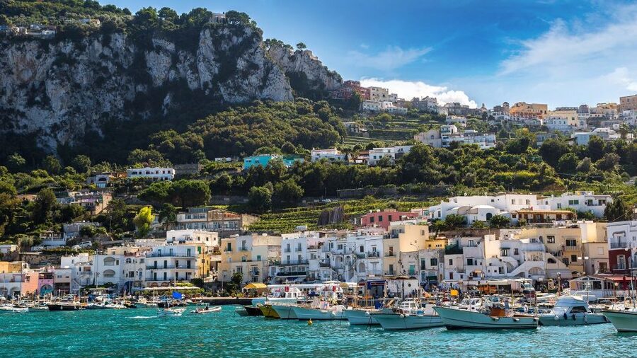 Sorrento: Capri and Blue Grotto Boat Cruise with Drinks - Two stops for swimming and snorkeling