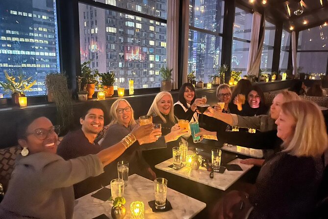 Speakeasy Drinks and Prohibition History Tour NYC - Crossing Times Square and Broadway